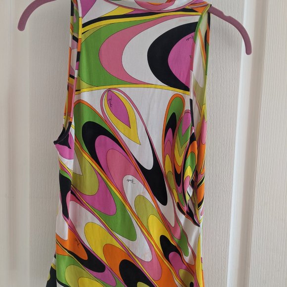 Emilio Pucci Multicolor Sleeveless Blouse - Picture 6 of 11